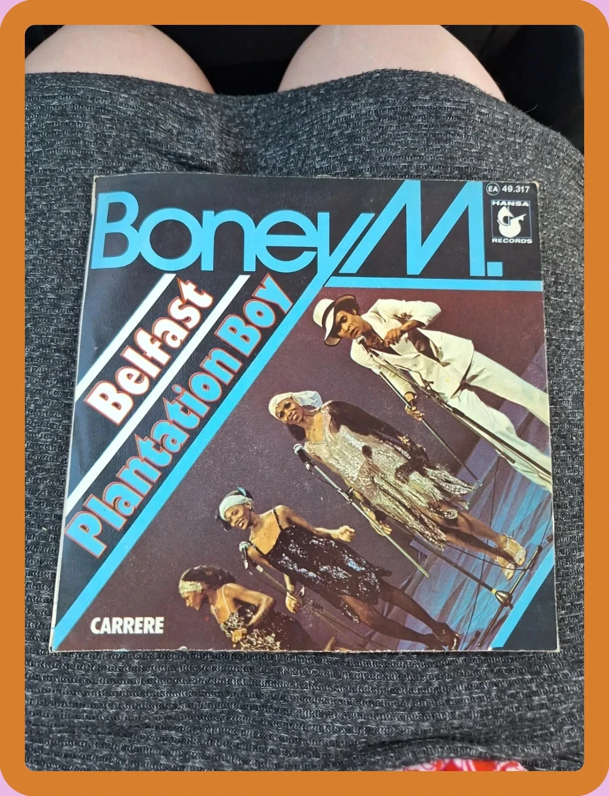 Vinil 45T Boney M. Belfast / Plantation Boy 1977 Carrere Hansa – photo 2